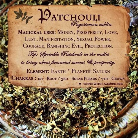 Patchouli: Opening the Third Eye and Enhancing Spiritual Connection